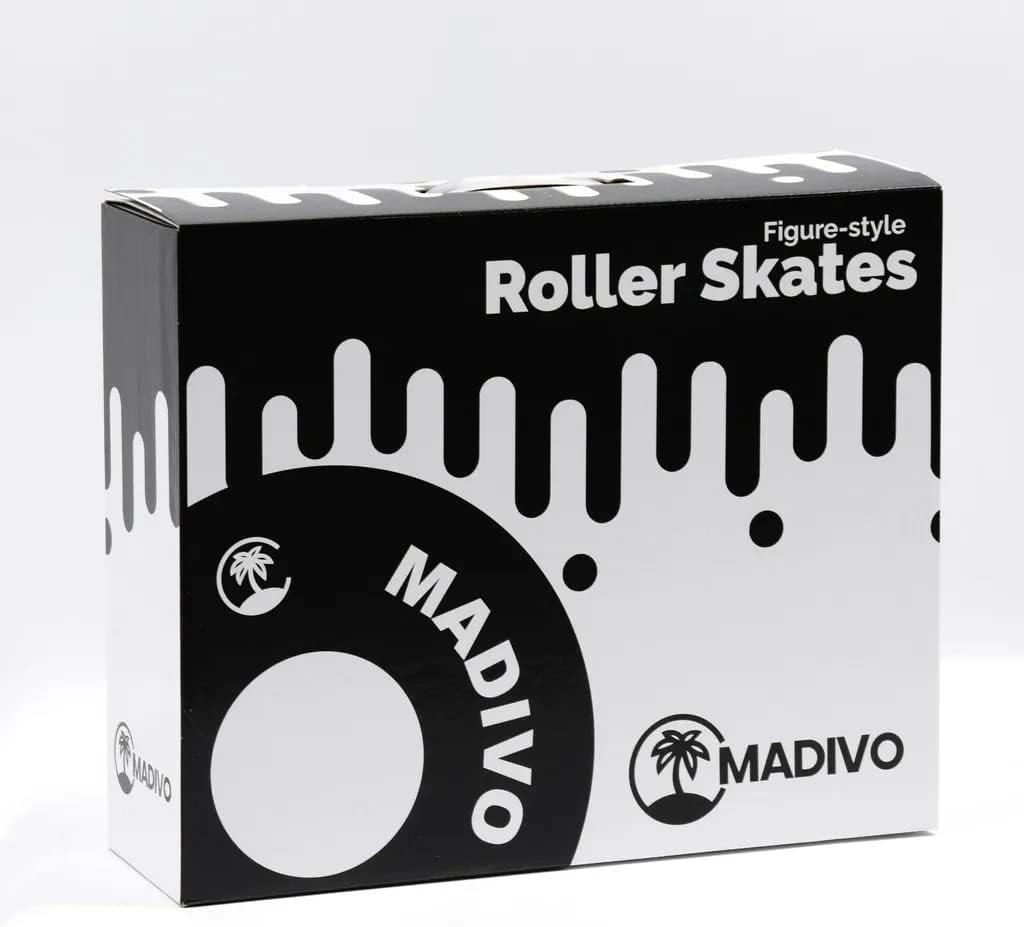MADIVO Pastel Damen Klassische Retro Rollschuhe | ABEC-7 Kugellager | Mädchen Roller Skates Inliner