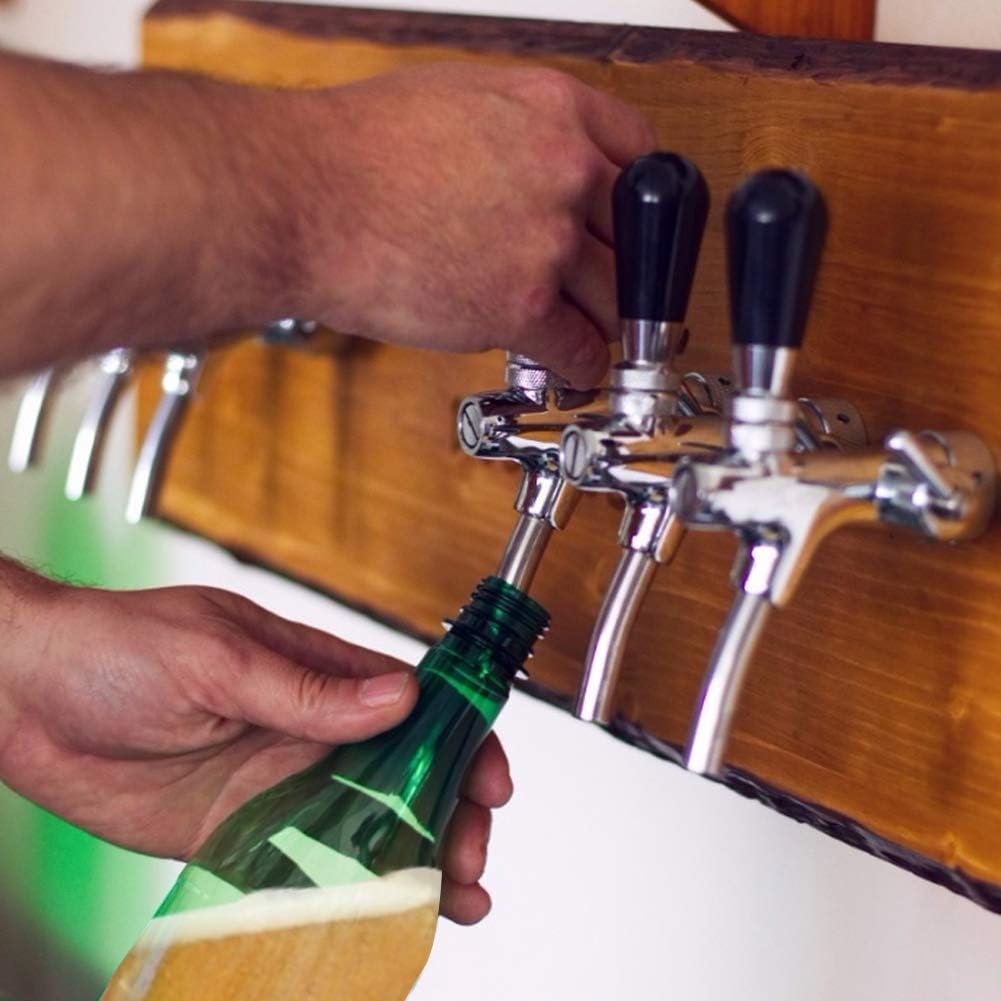 Einstellbarer Zapfhahn für Bier vom Fass mit Durchflussregler 4-Zoll Zapfhahn Kit für Homebrew Zapfb