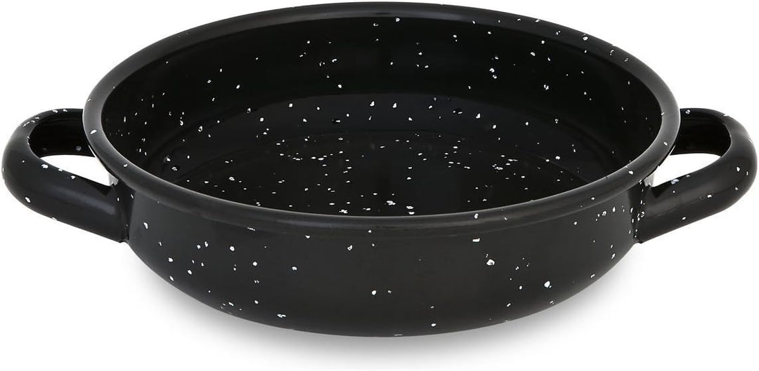 Menax - Paella Pfanne Mini - Stahl Antihaftbeschichtet - Schwarz - Set 6-18 Zentimeter 18 cm, 18 cm
