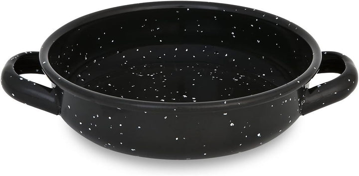Menax - Paella Pfanne Mini - Stahl Antihaftbeschichtet - Schwarz - Set 6-18 Zentimeter 18 cm, 18 cm