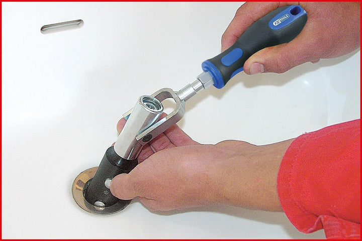 KS Tools 116.2060 Montagewerkzeug für Abflussventile, 92mm