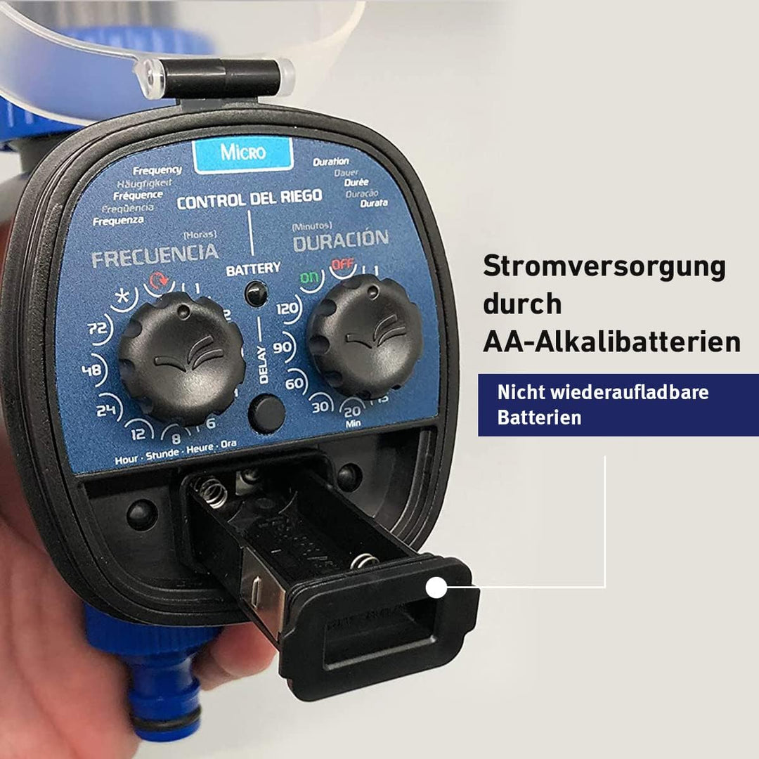 Aqua Control C4099O Bewässerungsprogrammierer für den Garten, für alle Arten von Hähnen, Öffnung bei