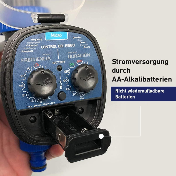 Aqua Control C4099O Bewässerungsprogrammierer für den Garten, für alle Arten von Hähnen, Öffnung bei