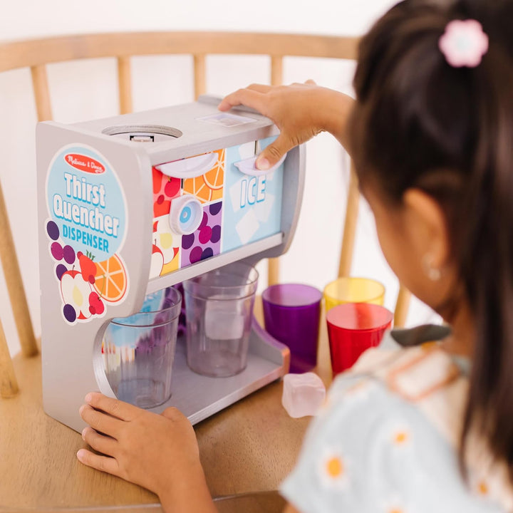 Melissa & Doug Durstlöschspender | Fantasiespiel | Essensspiel | 3+ | Geschenk für Jungen oder Mädch