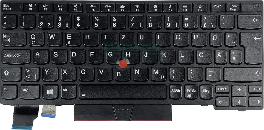 ersatztastatur Deutsche Hintergrundbeleuchtung für Lenovo Thinkpad X280 X390 X395 Backlit Deutsche,