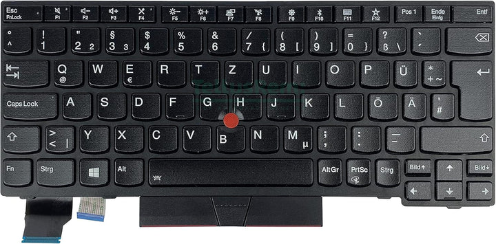 ersatztastatur Deutsche Hintergrundbeleuchtung für Lenovo Thinkpad X280 X390 X395 Backlit Deutsche,