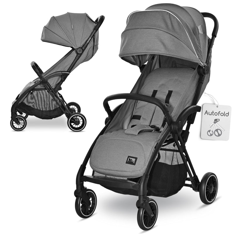 Lorelli Kinderwagen Quick, Sport Buggy klein zusammenklappbar, Einhand-Klappsystem in Sekunden, Nur