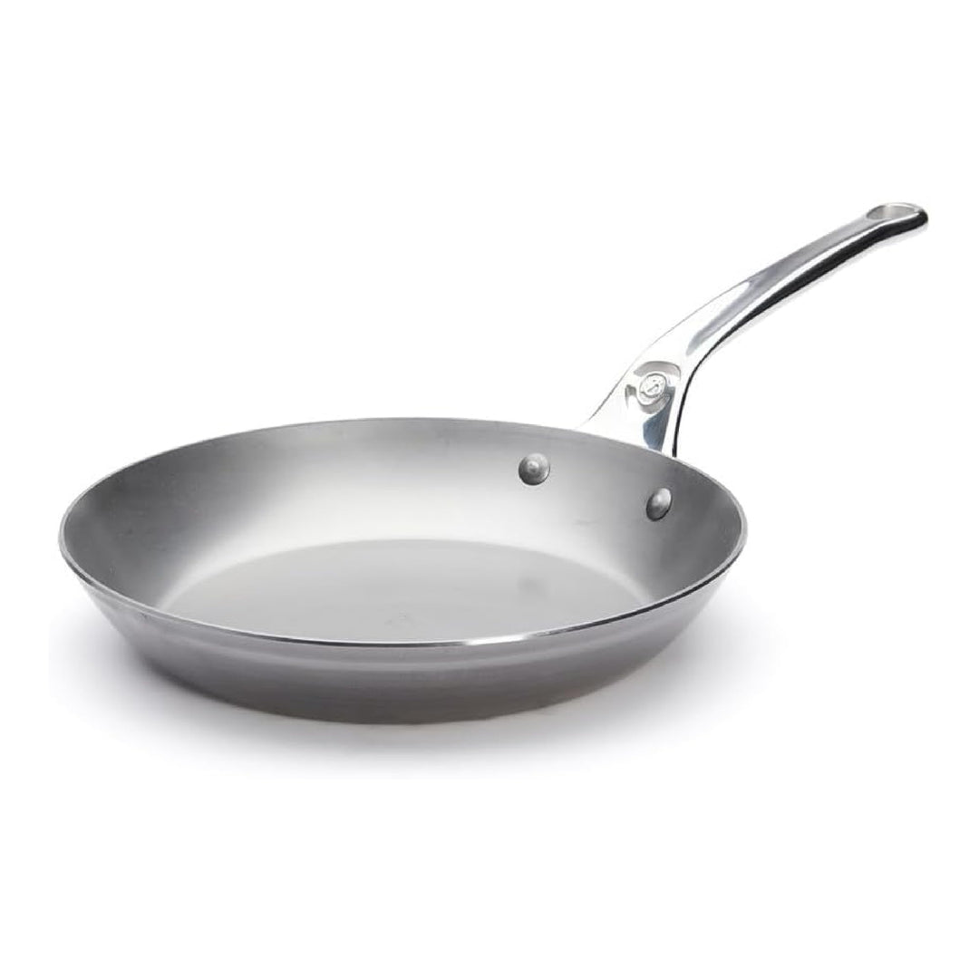 de Buyer - Bratpfanne MINERAL B PRO - 24 cm - 5680.24, Silber Durchmesser 24 cm, Durchmesser 24 cm
