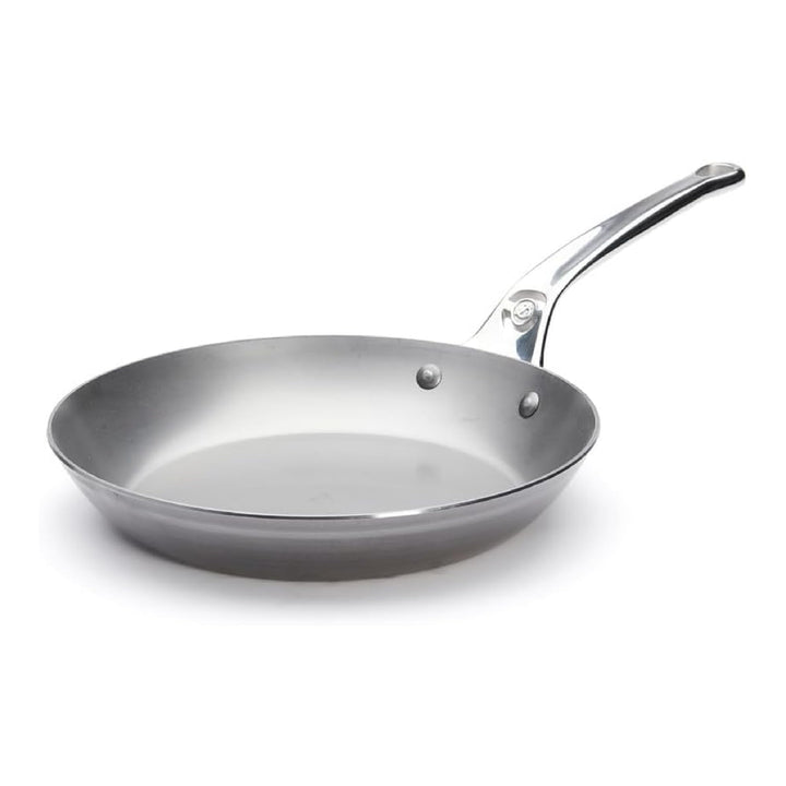 de Buyer - Bratpfanne MINERAL B PRO - 24 cm - 5680.24, Silber Durchmesser 24 cm, Durchmesser 24 cm
