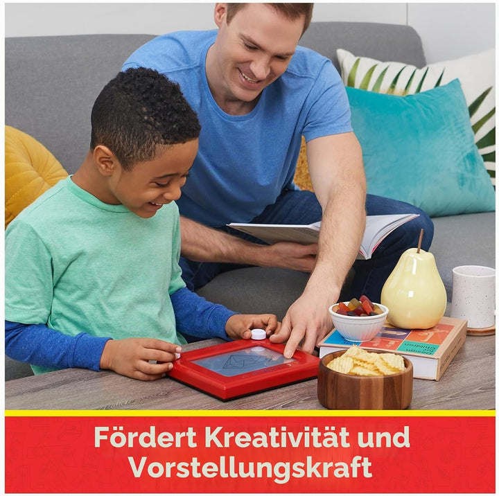 Etch A Sketch - Original Magic Screen - Magnettafel für Kinder - aus 86% recyceltem Kunststoff - Kre