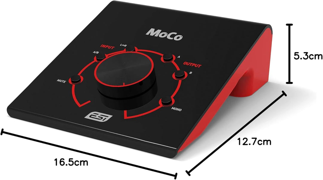 ESI MoCo | Passiver Monitorcontroller mit 2X Stereo I/O Single, Single