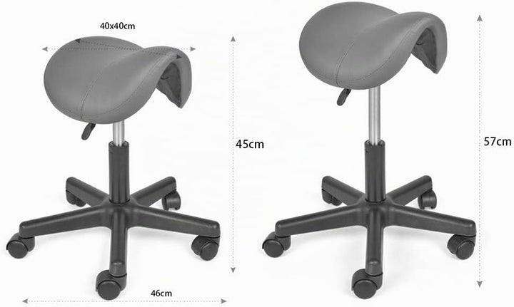 Mingone Sattelhocker Drehhocker Sattelstuhl Höhenverstellbar Bürohocker Ergonomisch Praxishocker mit