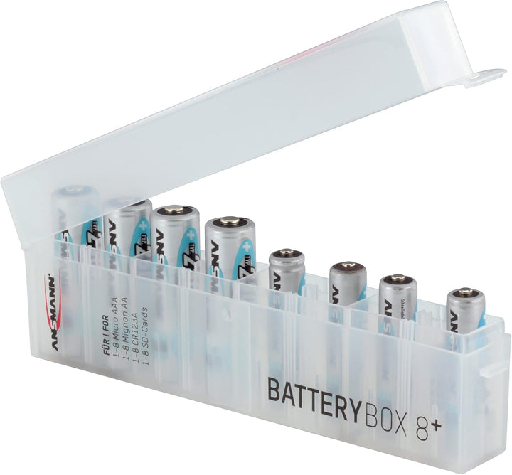 ANSMANN Batteriebox für AAA Micro, AA Mignon Akkus & Batterien, Spezialbatterien & Speicherkarten -