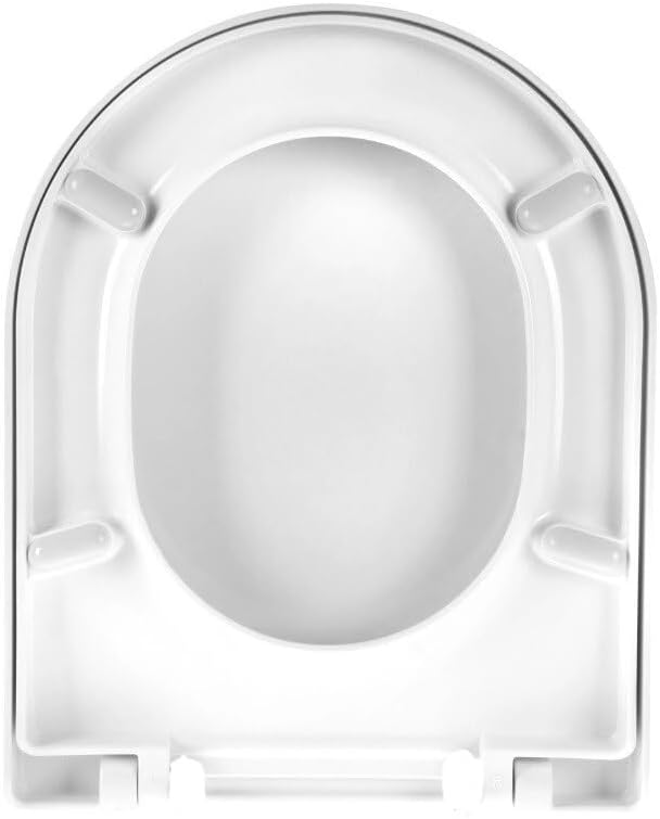 Ramm Toilettensitz kompatibel mit Villeroy & Boch Avento, WC Sitz aus antibakteriellem Duroplast, To