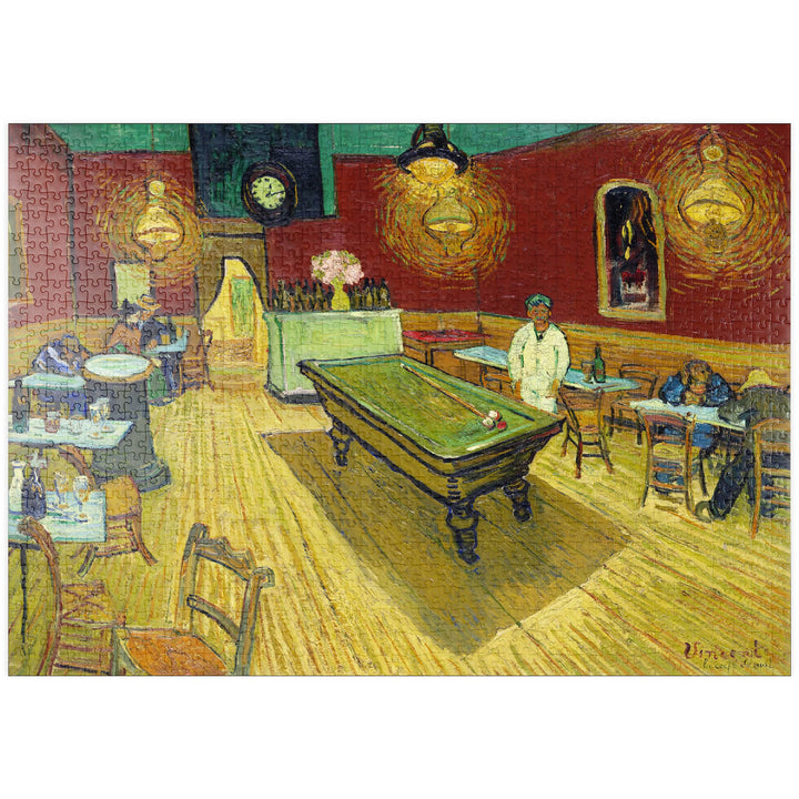 Le café de nuit (The Night Café) (1888) by Vincent Van Gogh - Premium 1000 Teile Puzzle - MyPuzzle S