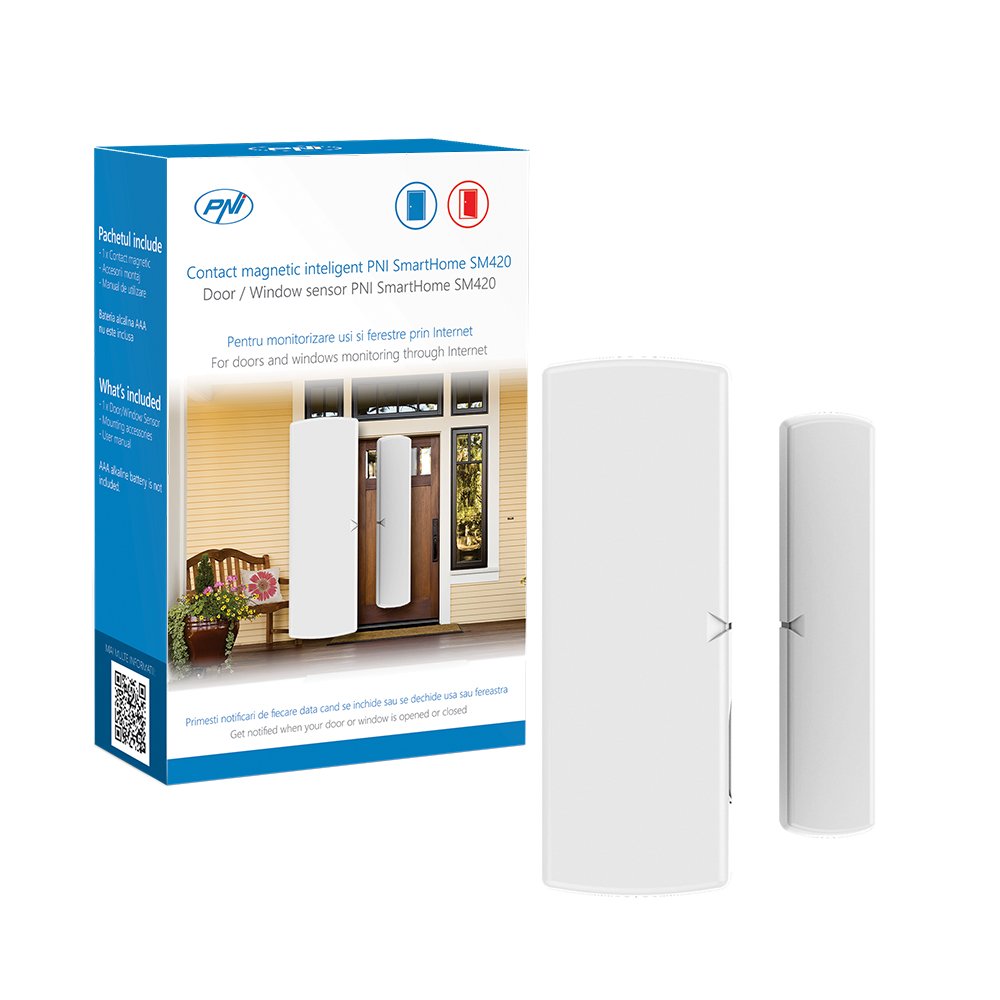 Wireless Smart magnetische Fenster/Tür Sensor PNI SmartHome SM420 mit Internetüberwachung