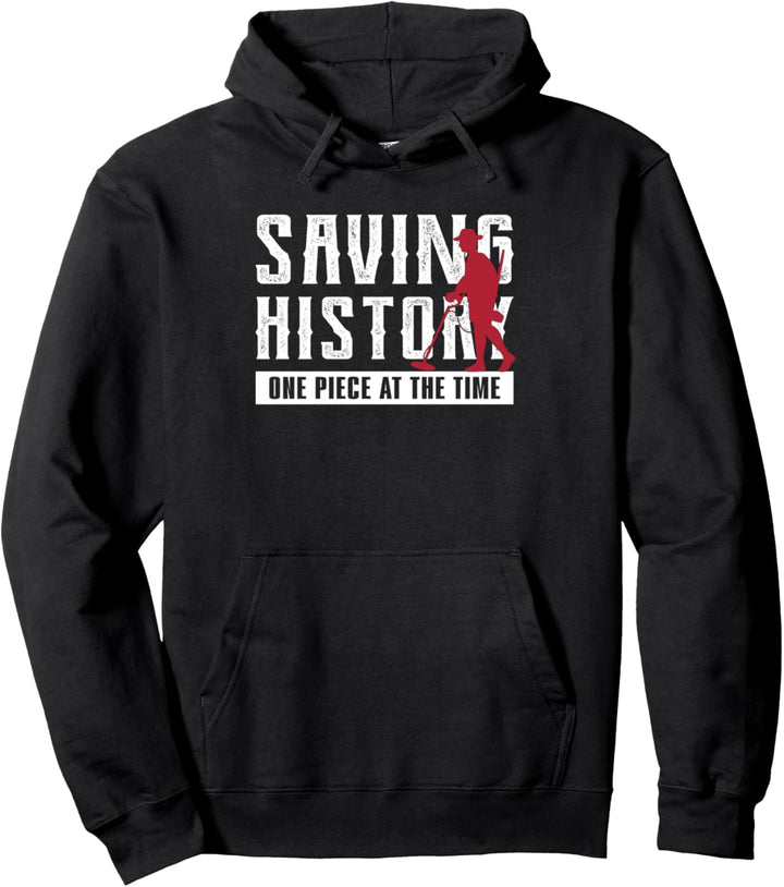 Geschichte retten Metalldetektion Schatzsucher Detektorist Pullover Hoodie