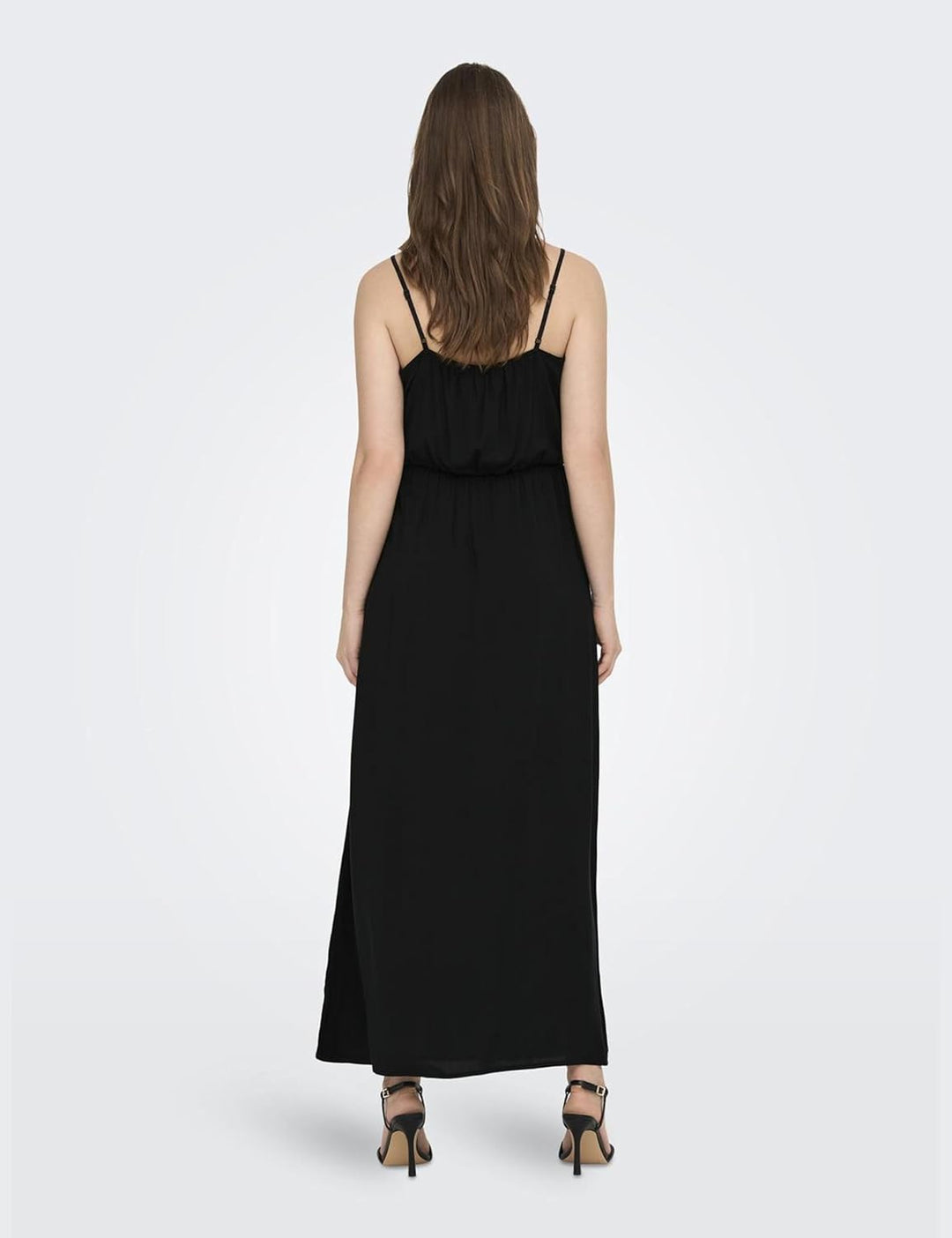 ONLY Damen Maxi Kleid Onlnova Life Strap 34 Schwarz, 34 Schwarz