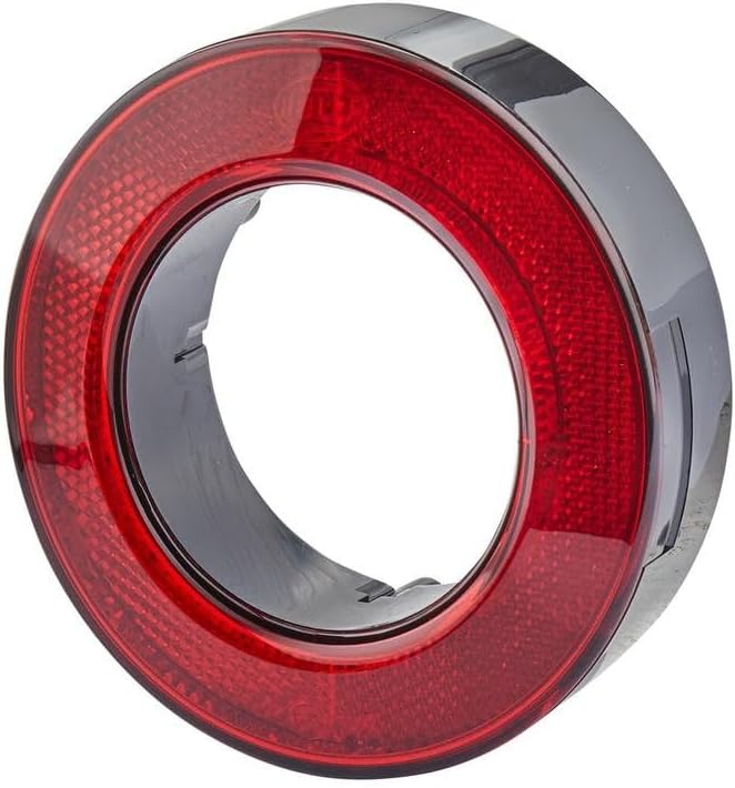 HELLA - Rückstrahler - Lichtscheibenfarbe: rot - Ringform - geschraubt - für waagerechte Befestigung