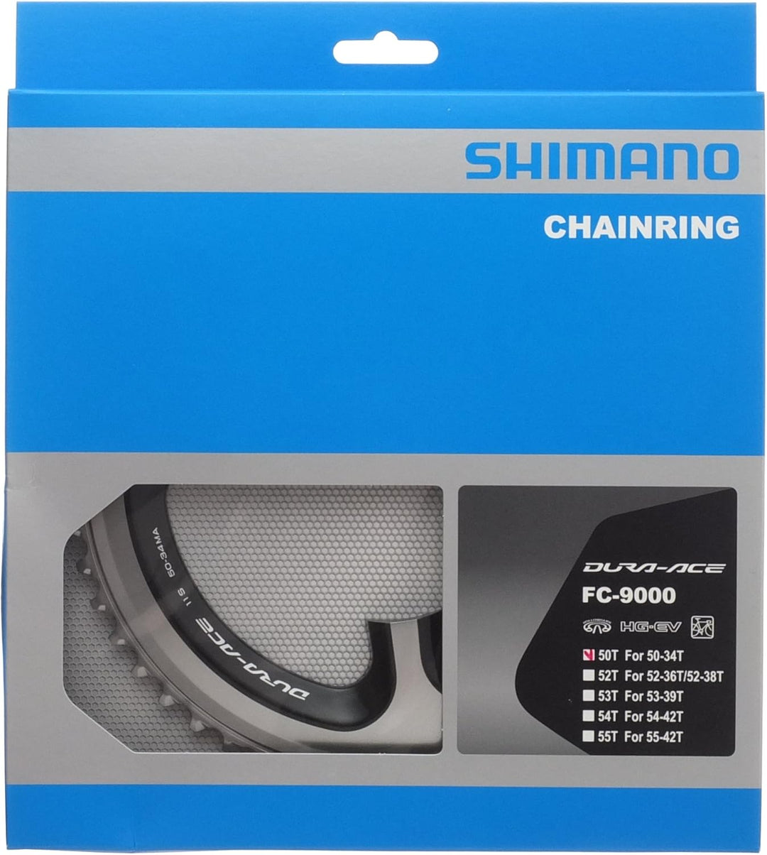 SHIMANO Unisex – Erwachsene Dura Ace Fc-9000 Kettenblatt Einheitsgrösse Schwarz, Einheitsgrösse Schw