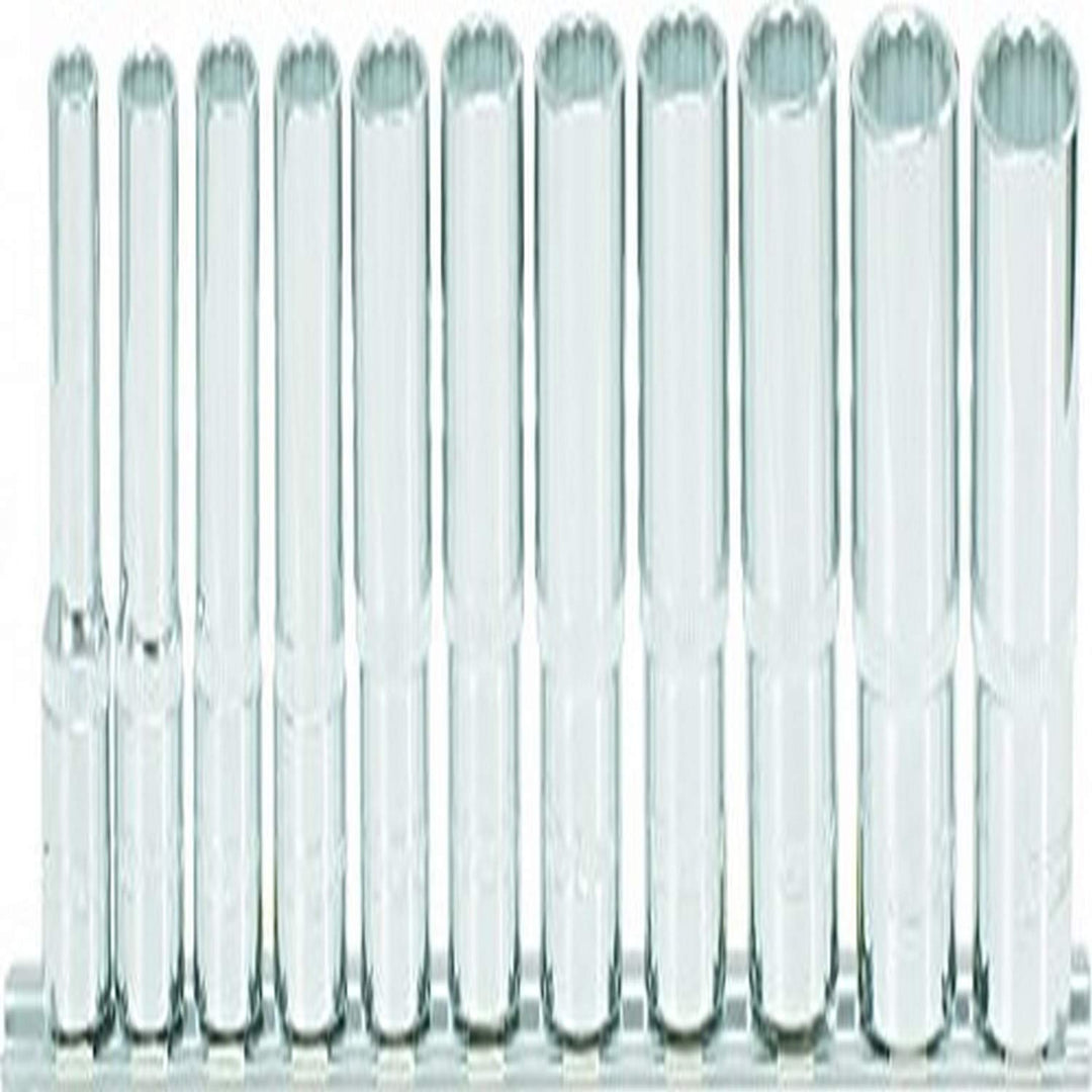 KS Tools 918.0602 3/8" CHROMEplus 12-kant-Stecknuss-Satz, lang, 11-tlg. 8-19mm