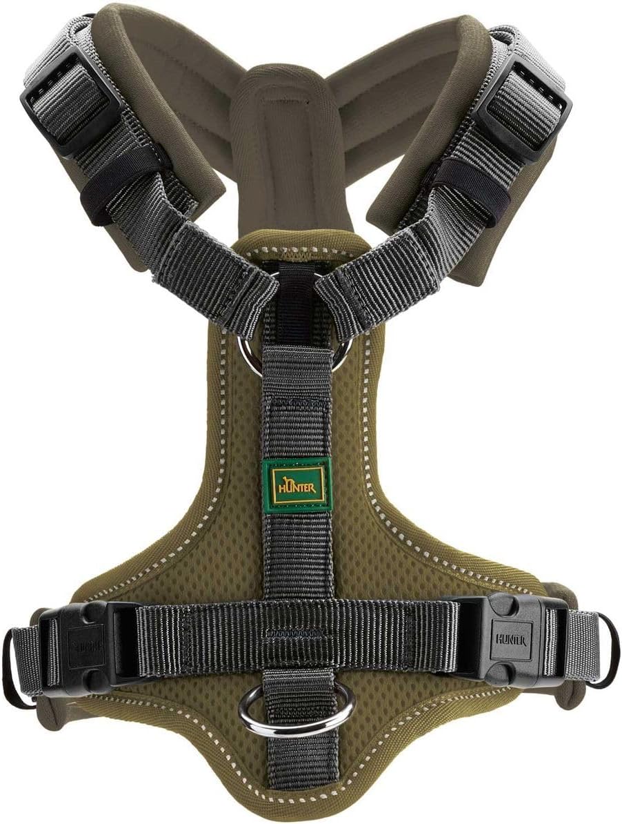 HUNTER Geschirr Maldon Oliv/Grau XS, oliv/grau XS