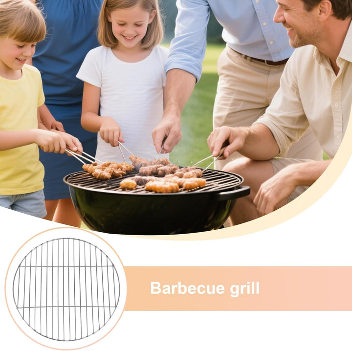 Runder Edelstahl Grillrost 33cm/38cm, BBQ Grillgitter Edelstahl Backblech Für Camping, Picknick, Gar