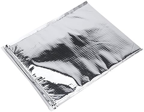 Dilwe Aluminiumfolie Verpackung Tasche, Isolierte Lebensmittel Tasche Zip Lock Wiederverschliessbare