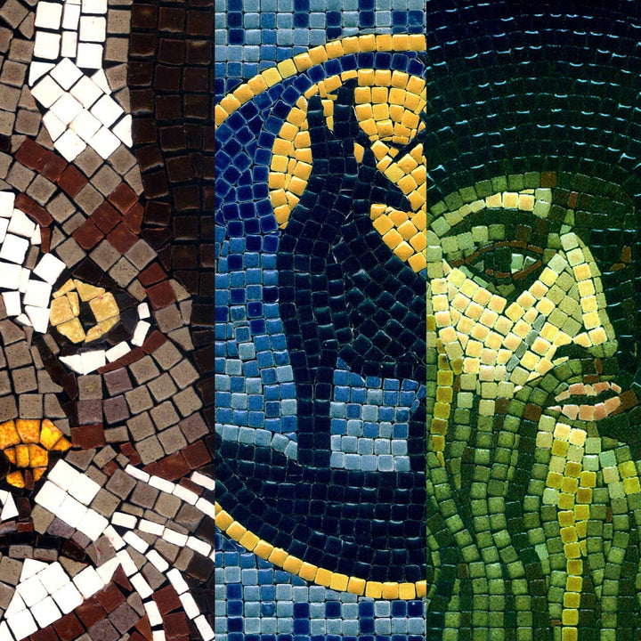 ALEA Mosaic Mosaik bastelset, DIY 20x20cm, Panda, Panda