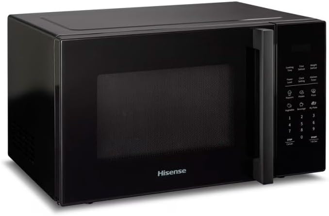 Hisense H29MOBS9H Mikrowelle, 29 l, XL-Drehteller, 11 Leistungsstufen, Eco-Modus, automatische Progr