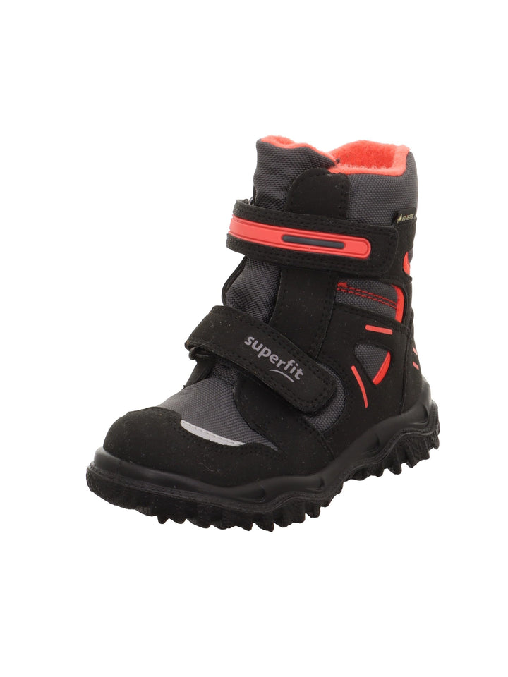 Superfit HUSKY1 Stiefel Gore-Tex 1-000045 Mädchen 26 EU Schwarz Rot 0020, 26 EU Schwarz Rot 0020