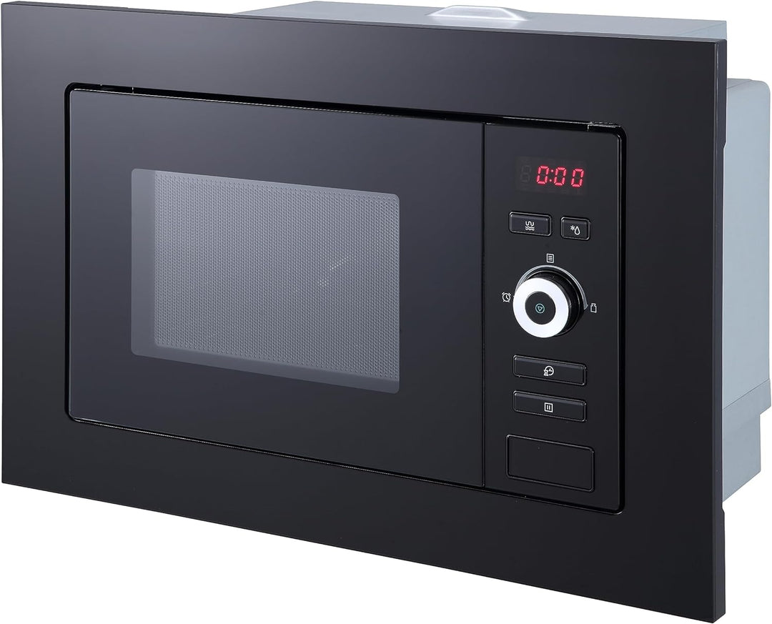 Respekta Einbau-Mikrowelle MW800G / 20 L Mikrowellengerät mit Grill/Mikrowelle 800 W/Grill 1000 W /