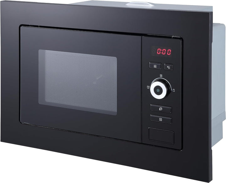 Respekta Einbau-Mikrowelle MW800G / 20 L Mikrowellengerät mit Grill/Mikrowelle 800 W/Grill 1000 W /