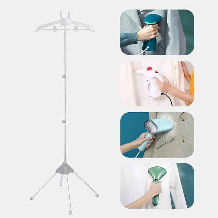 Dampfständer Für Kleidung, Handheld Dampfglätter Ständer Mit Bügelhandschuh, Faltbarer Dampfbügelstä