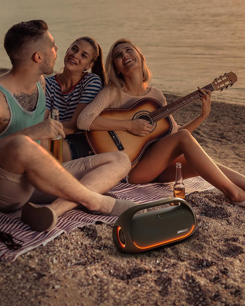 Tronsmart Bang Lautsprecher 60W, IPX6 Wasserdicht leistungsstarke BASS Box,Bluetooth Musikbox mit LE