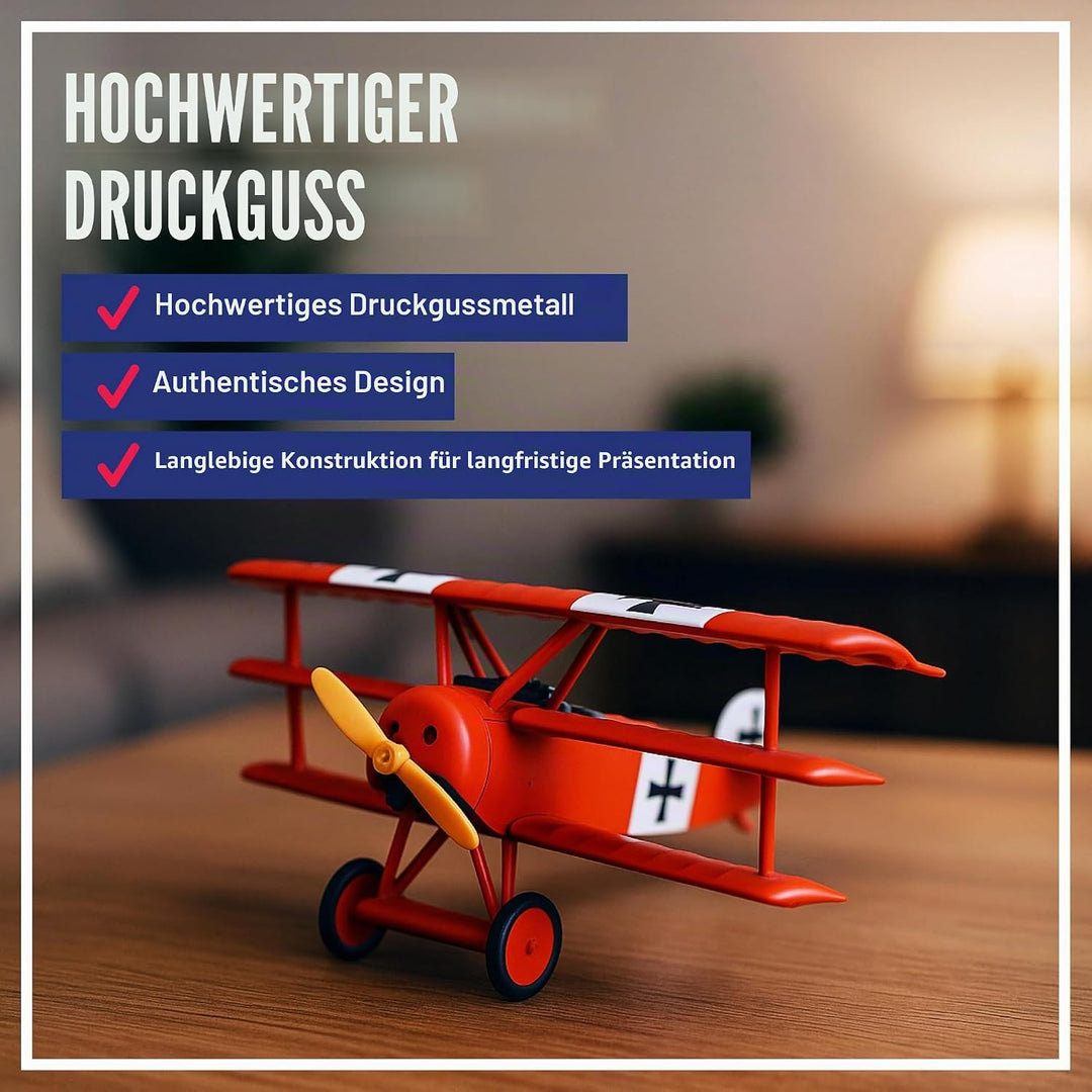 Daron Worldwide Trading Fokker DR.I 1:63 Red Baron Vehicle