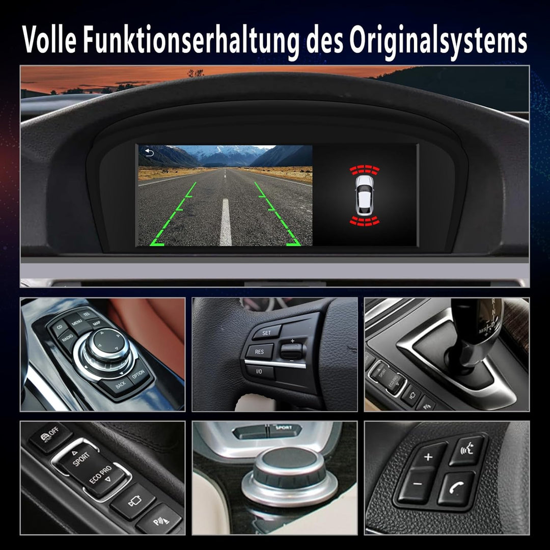 Linux Autoradio Blitzstart Kompatibel mit BMW 3er/5er E60 E61 E90 E91 E92 (2008-2013) CIC iDrive Upg