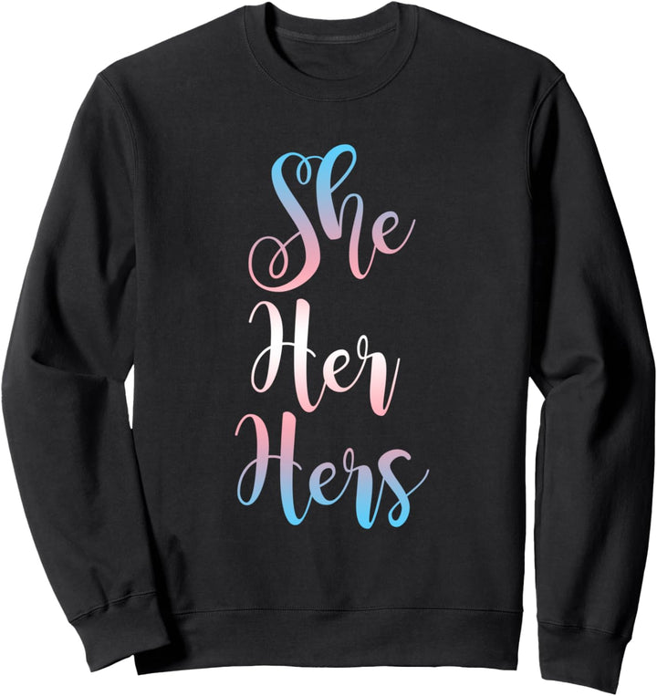 Trans Frau Transsexuell Pride LGBTQ Geschenk Transgender Sweatshirt