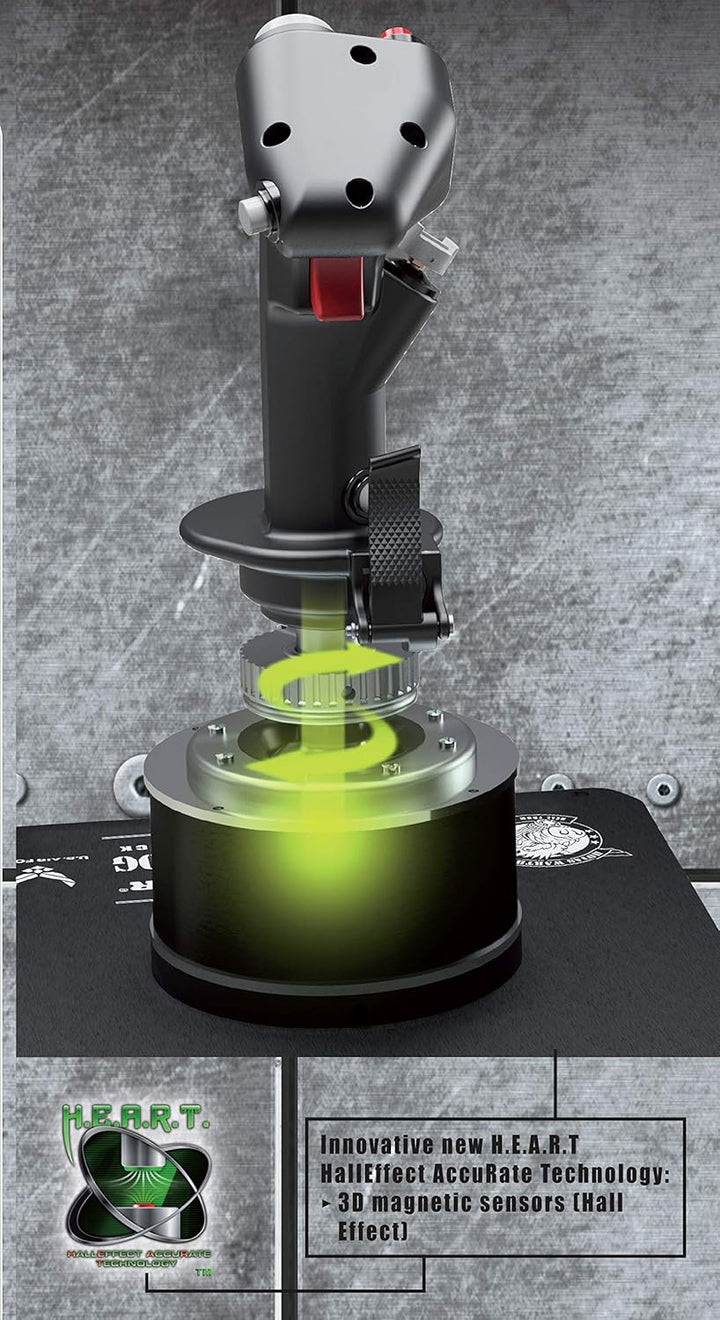 Thrustmaster Hotas Warthog Flightstick - Joystick for PC Hotas Warthog Flight Stick Single