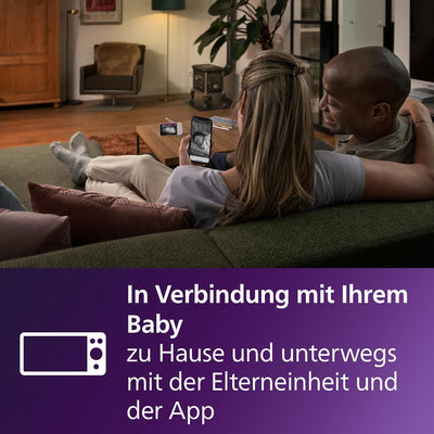 Philips Avent Connected Videophone SCD923/26, Babyphone mit Full HD-Kamera und Secure Connect-System