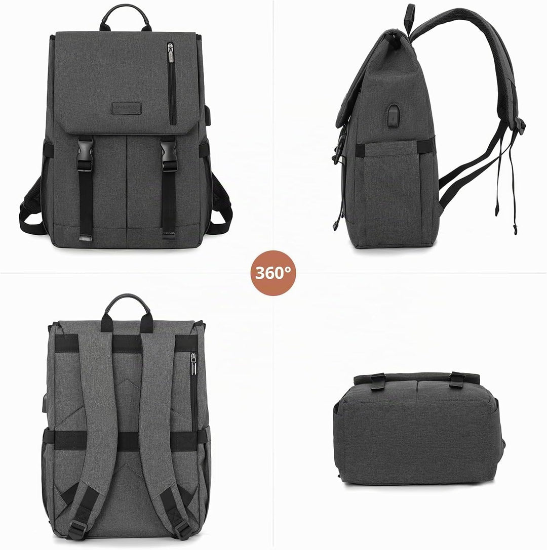 LOVEVOOK Rucksack Damen Herren 15.6 Zoll Laptop Schulrucksack Teenager Schulranzen Mädchen Jungen Ba