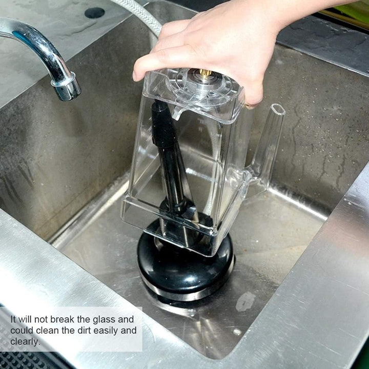 Container Blender Pitcher Washer,tragbarer Pitcher Rinser Glass Mixer Cleaning Rinser Cup Glass Tamp