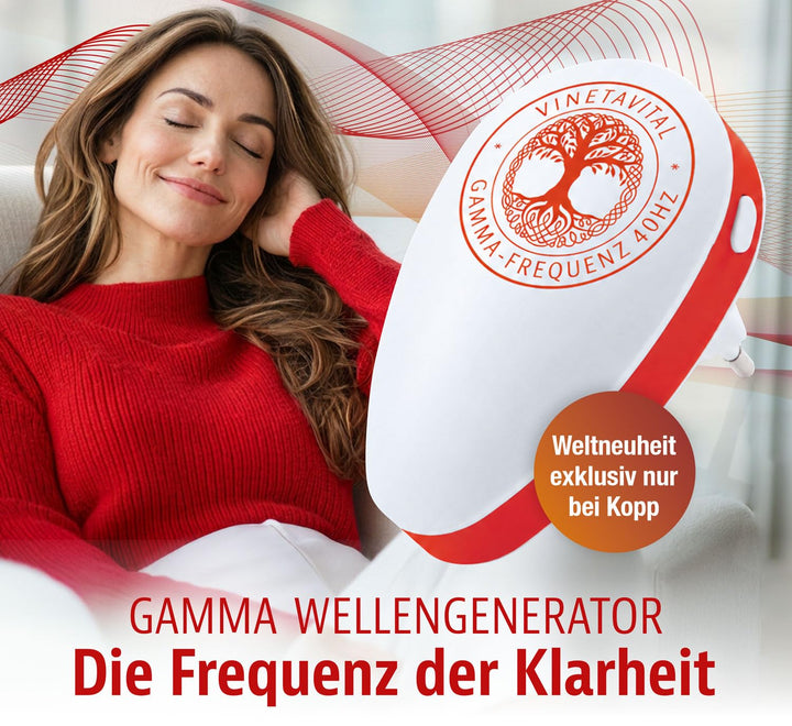 Gamma Wellengenerator 40 Hz Plug-in – Stationärer Frequenzgenerator | Kompakt, Dauerhaft aktiv