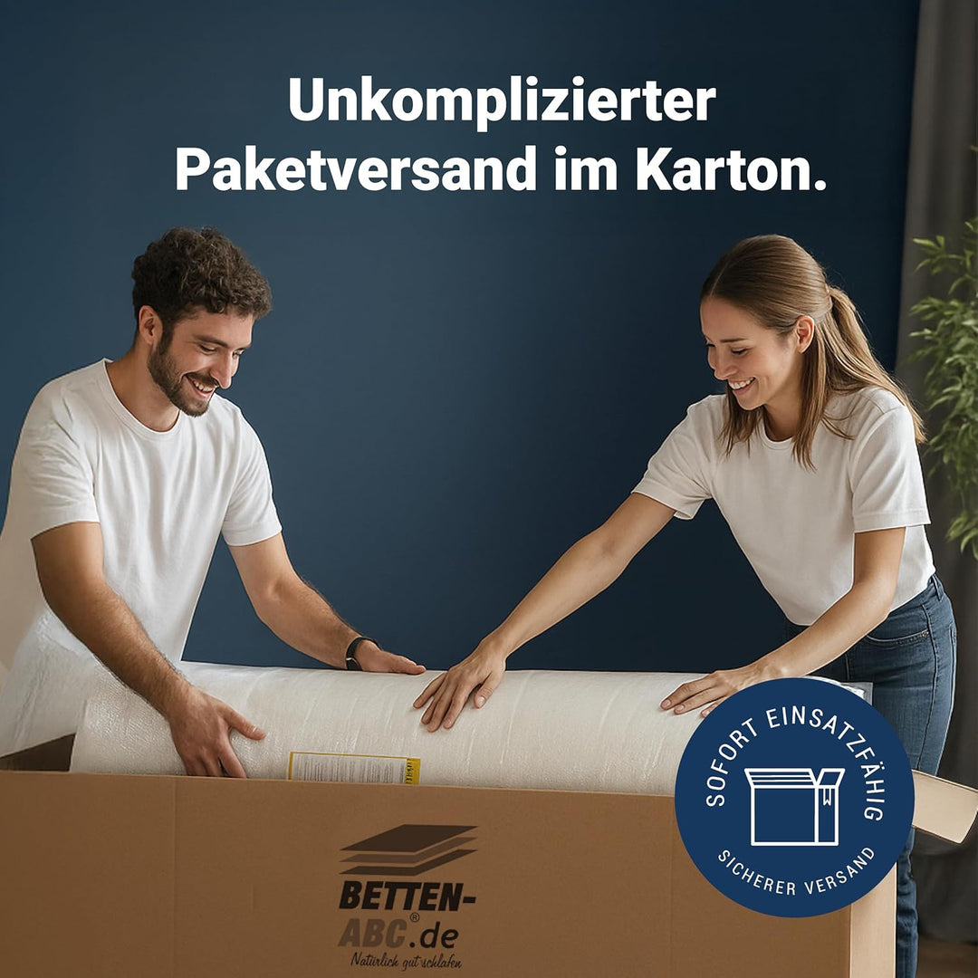 Betten-ABC OrthoMatra Junior-Duo -Das Original-Kindermatratze mit Rundum-Trittkante, Baby- und Klein
