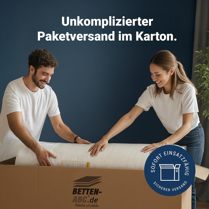 Betten-ABC OrthoMatra Junior-Duo -Das Original-Kindermatratze mit Rundum-Trittkante, Baby- und Klein