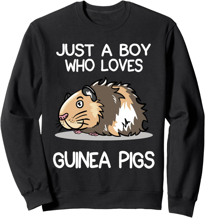 Nur ein Junge, der Meerschweinchen liebt Geschenke von Sweatshirt