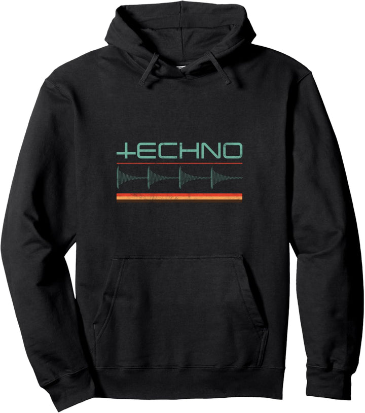 Techno Kick Analog Synth Techno DAW Producer ADSR Acid Pullover Hoodie