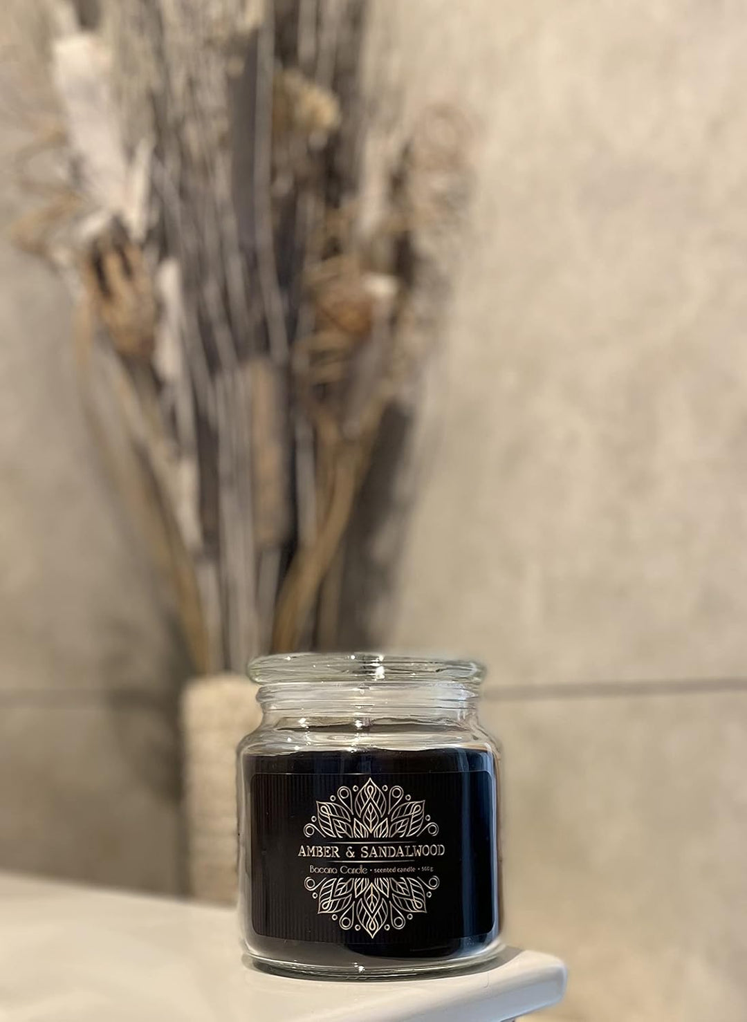Bacana Candle - Duftkerze im Glas - Duftkerze im Glas mit Deckel - Originelle Geschenkkerze - 560 g