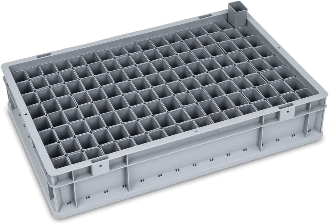 SuperSparSet 10x NextGen Einsatzkästen | HxBxT 6x36,5x13,3cm | 2,7 Liter | Grau | Einsatzkasten, Eur