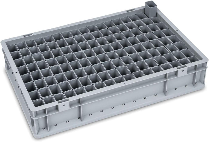 SuperSparSet 10x NextGen Einsatzkästen | HxBxT 6x36,5x13,3cm | 2,7 Liter | Grau | Einsatzkasten, Eur